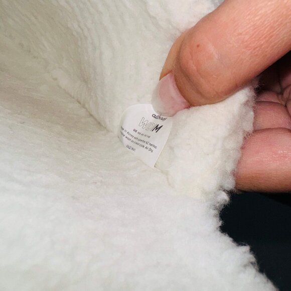 Allbirds Wool Dweller Slippers Womens Size W8 Cream Slip On Round Toe Relaxing - Picture 10 of 12